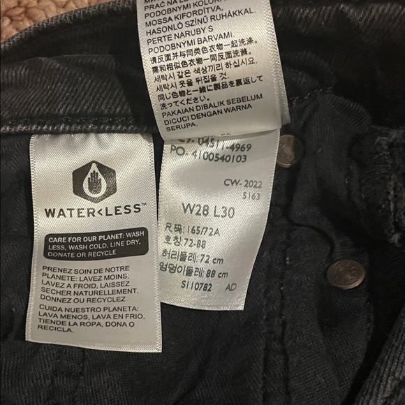 Levi's Black 511 Denim Jeans W28/L30 - Picture 6 of 8